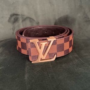 Louis Vuitton Womens Leather Belt